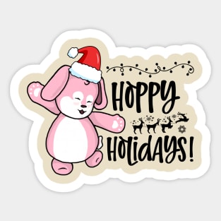 Hoppy Holidays Sticker